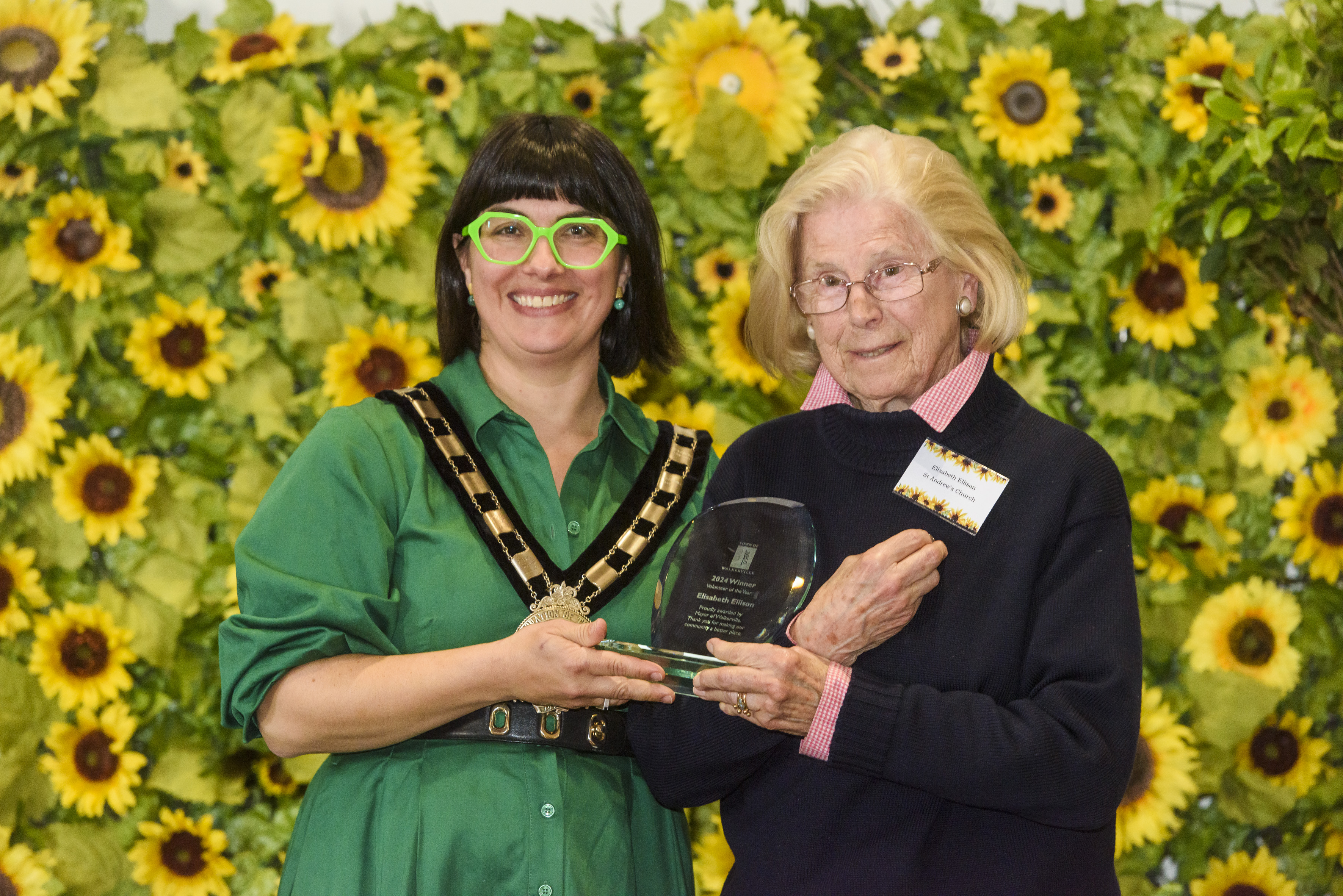 Volunteer of the Year Award winner, Elisabeth Ellison