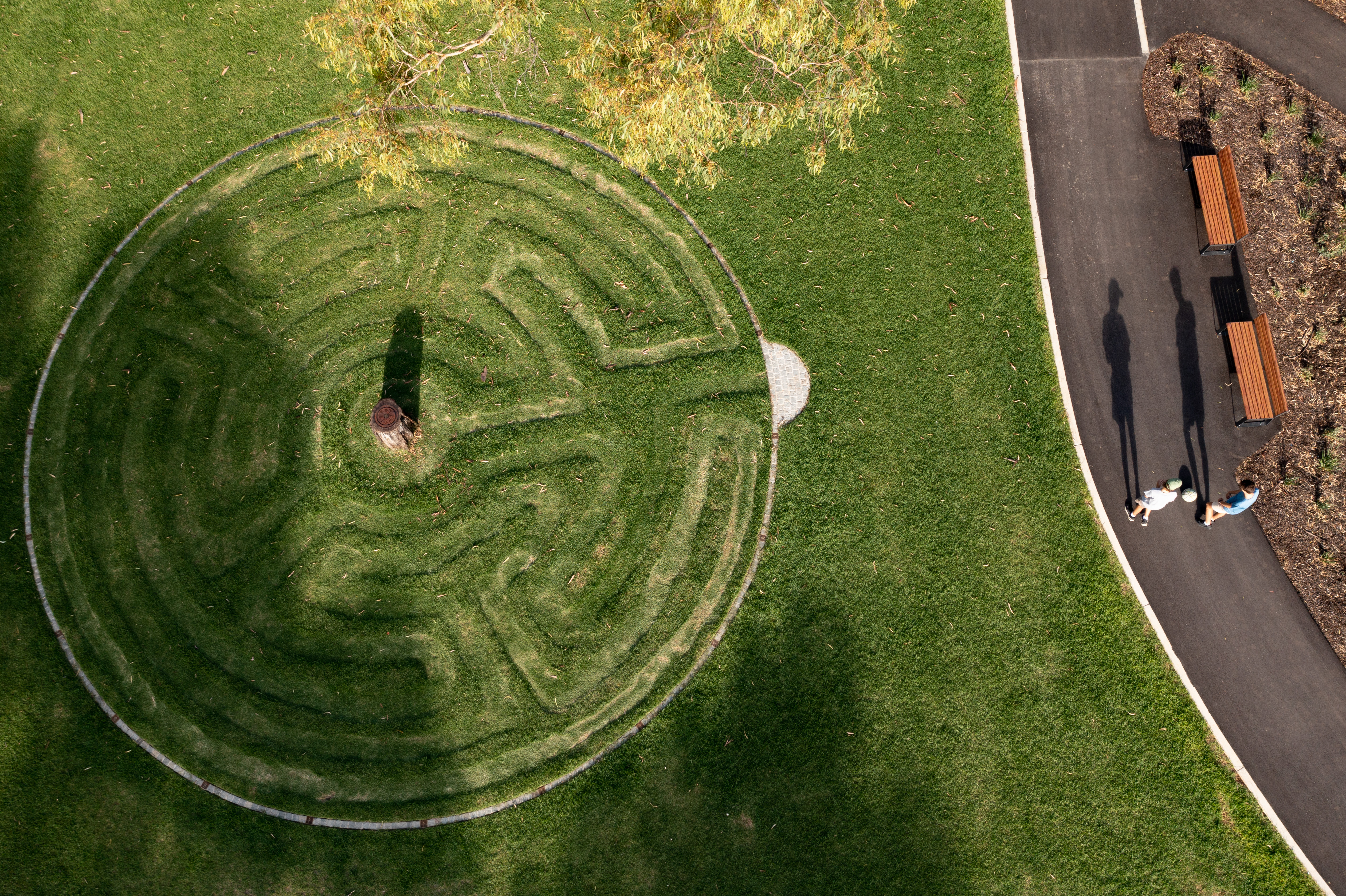 Labyrinth at Hamilton Reserve, Vale Park