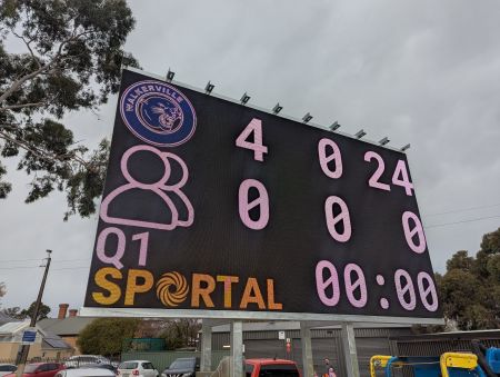 Walkerville Oval scoreboard