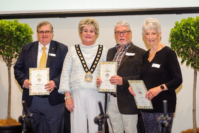 Mayor Fricker with Justice of the Peace Group