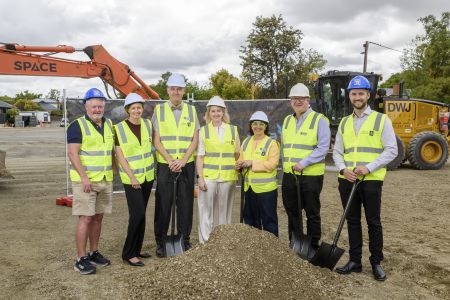 39 Smith Street sod turning #3