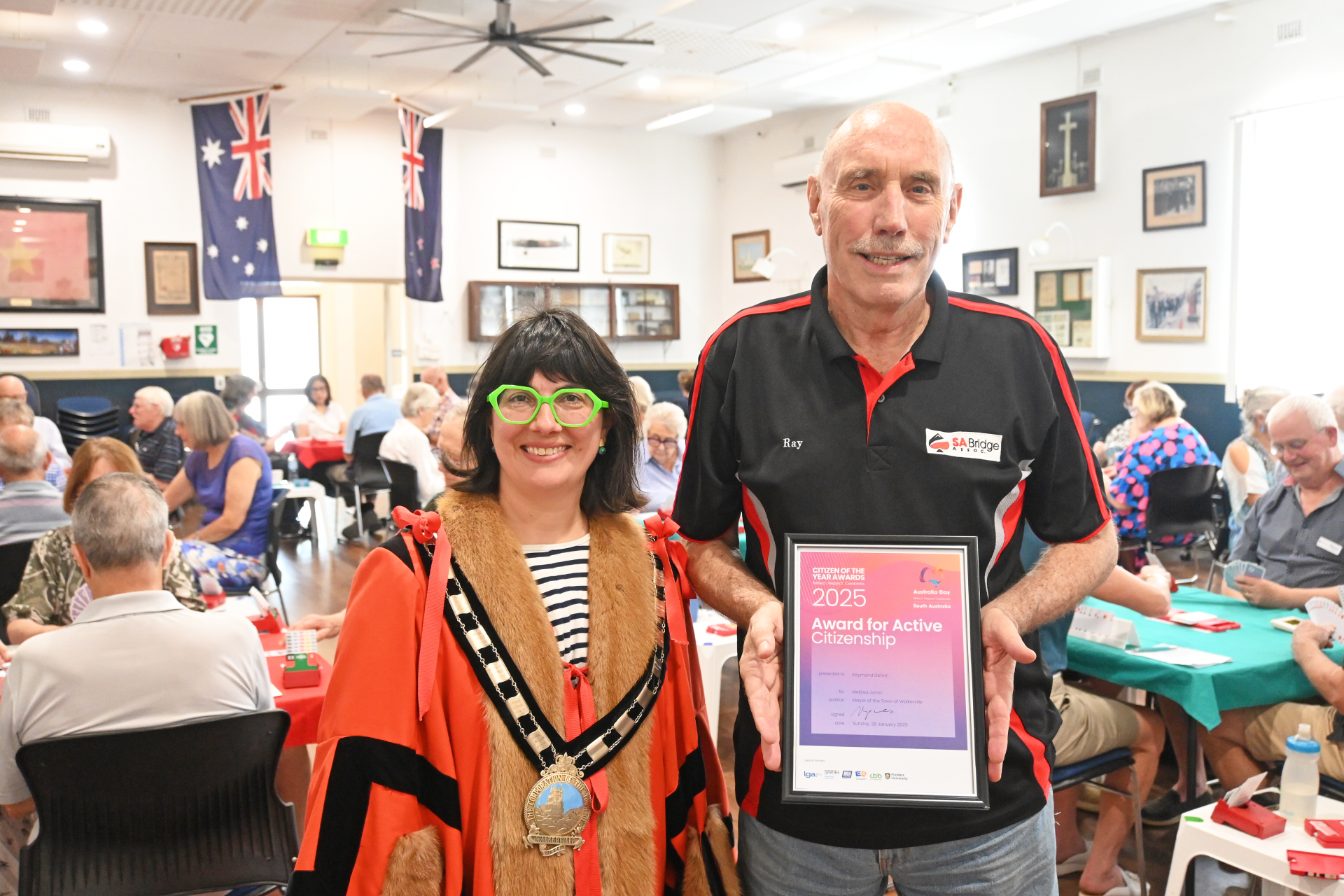 Raymond Dohnt - Active Citizenship Award winner