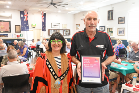 Raymond Dohnt - Active Citizenship Award winner