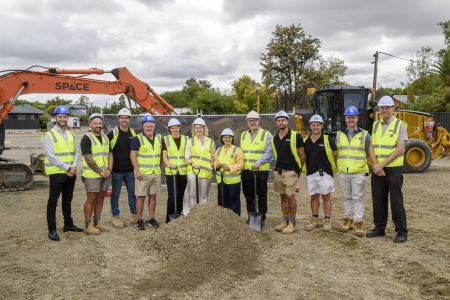 39 Smith Street sod turning #4