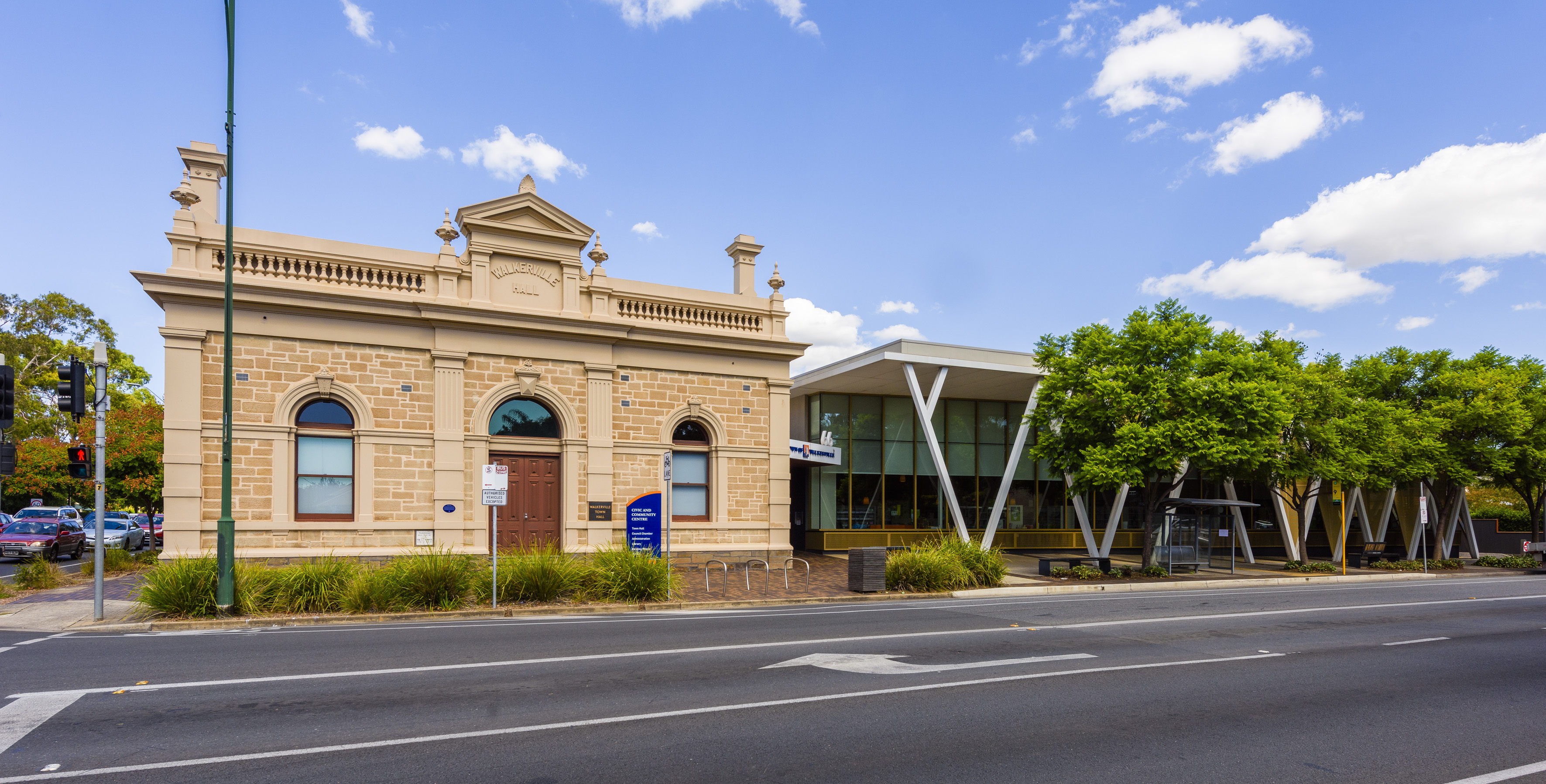 Outside Council exterior - daytime