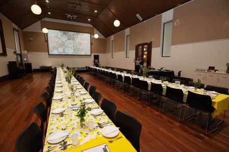 Town Hall long tables